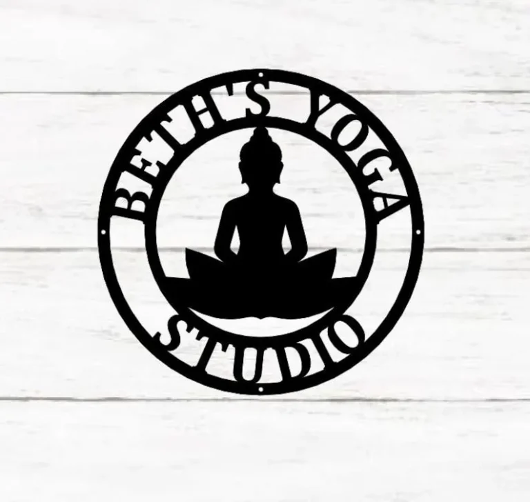 Yoga Studio Decor, Lotus Flower Sign, Lotus Wall Art, Metal Wall DÃ©cor, Metal Wall Hangings, Home Decoration, Yoga Wall Art