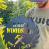 Dads Woodshop Sign, Woodshop Metal Sign, Custom Woodshop Sign, Wood Shop Sign Metal, Fathers Day Gifts