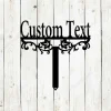 Custom Yard Stake Metal Sign, Garden Stake, Garden Art, Metal Yard Art, Outdoor Sign, Metal Garden Sign, Metal Yard Sign