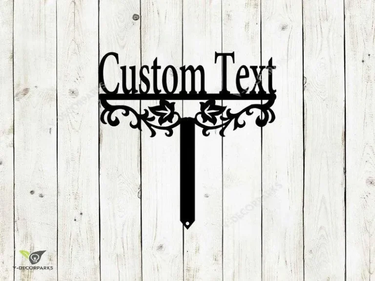 Custom Yard Stake Metal Sign, Garden Stake, Garden Art, Metal Yard Art, Outdoor Sign, Metal Garden Sign, Metal Yard Sign