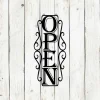 Open Metal Sign, Store Sign, Storefront Signage, Open For Business Sign, Metal Sign, Shop Sign, Metal Art, Hanging Sign, Hanging Open Sign