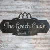 Cabin Sign, Tree Farm Sign, Great For Your Backwoods, Mountain Retreat, Vacation Home! Lodge Sign, Chalet Sign