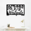 Custom Rectangle Tree Sign, Metal Tree Sign, Name, Home Décor, Custom Tree, Est, Personalized, Front Home Décor