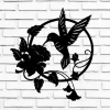 Hummingbird Metal Sign, Custom Hummingbird Family Name Sign, Personalized Metal Sign, Hummingbird Monogram