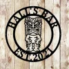 Tiki Bar Sign, Personalized Bar Sign, Pool Bar Sign, Beach Bar, Bar Decor, Man Cave, Custom Gift, Father's Day Gift, Custom Bar Sign, Tiki