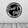 Personalized Welcome To Patio Metal Wall, Custom Family Patio Entrance Sign, Patio And Porch Outside Decor, Backyard Patio