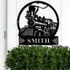 Train Decor, Train Gifts, Train Sign, Train, Custom Train Gift, Monogramed Train, Train Metal Sign, Personalized Train Sign