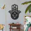 Metal Wall Art Hamsa Metal Sign Metal Wall Decor Living Room Wall Art Bedroom Wall Decor Boho Wall Art Home Decor Wall Art