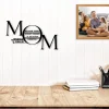 Mom Quote Sign, Metal Monogram Sign, Front Porch Décor, Name Sign, Name Gift, Custom Gift, Circle