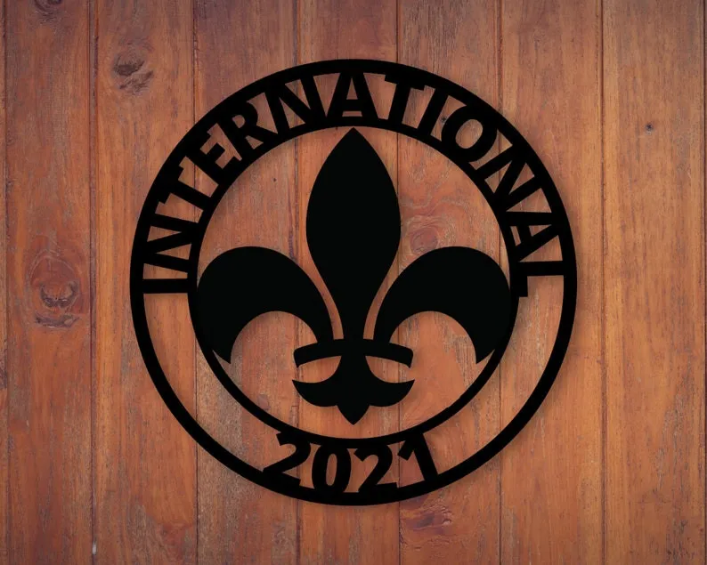 il_794xN.3340465046_rqnv.webp Custom An Fleur De Lis Sign, Metal Cajun Sign, Dad Gift, Name Monogram, Home Décor, Custom Monogram, Home