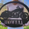 Family Name Sign, Motorcycle Metal Sign, Custom Motorcycle Name Sign, Motorcycle Sign Metal