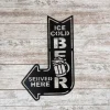 Cold Beer Sold Here Metal Sign, Custom Sign For Your Man Cave, Wet Bar, Basement Or Garage!