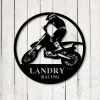 Personalized Dirtbike Sign, Custom Metal Sign, Gift For Dad, Personalized Sign, Metal Sign, Motocross Sign, Motocross Gift