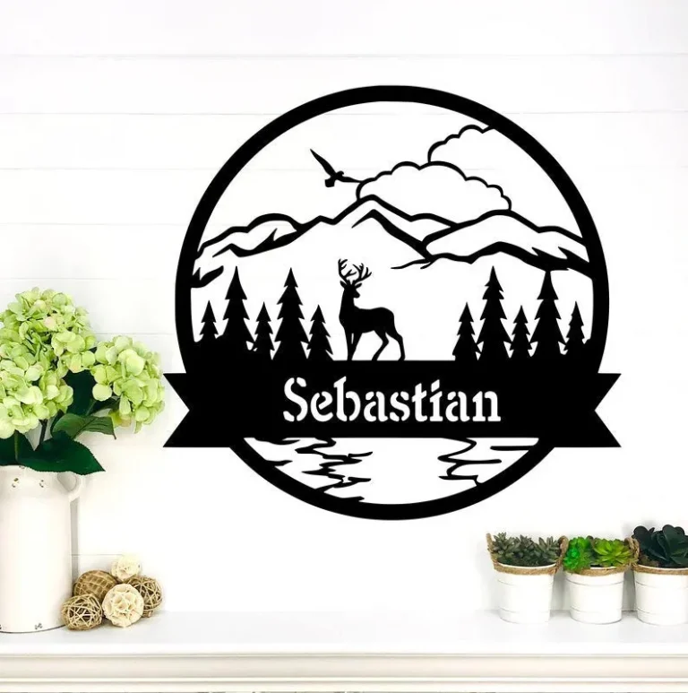 Great Outdoors Monogram, Metal Wall Art DÃ©cor