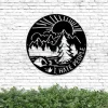 Camping I Hate People Metal Signs/wall Art, Camping Metal Sign, Camper Design Wall Art, Tree Forest Metal Sign, Adventure Metal Sign