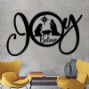 Joy Nativity Metal Wall, Nativity Scene Metal Sign, O Holy Night Metal Wall Art, Custom Joy Sign Decor, Believe Jesus Sign