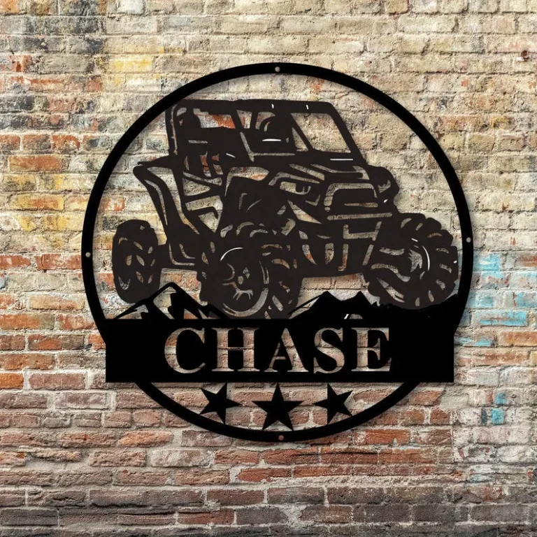 Personalized Atv Sign, Custom Metal Sign, Gift For Dad, Personalized ...