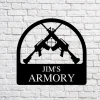 Custom Gun Sign, Man Cave Sign, Camp Sign, Man Cave Metal Signs, Man Cave Sign, Personalized Gun Sign Metal, Custom Man Cave Sign