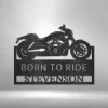 Cruiser Shop Metal Sign Wall Art, Large Metal Garage Sign, Motorcycle Metal Sign For Him, Garage Sign Decor, Man Cave Metal Sign, Motorbike