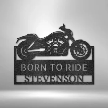 Cruiser Shop Metal Sign Wall Art, Large Metal Garage Sign, Motorcycle Metal Sign For Him, Garage Sign Decor, Man Cave Metal Sign, Motorbike