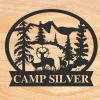 Personalized Deer Hunting Metal Sign, Hunting Gift, Metal Sign For Camp, Fathers Day Gift, Hunting Enthusiast Gift, Deer Hunting Gift