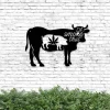 Custom Cow Metal Sign, Farmer Sign, Animals Farm Metal Sign, Cow Sign, Metal Cow Sign, Farmhouse Decor, Gift For Farmer, Gift For Friends