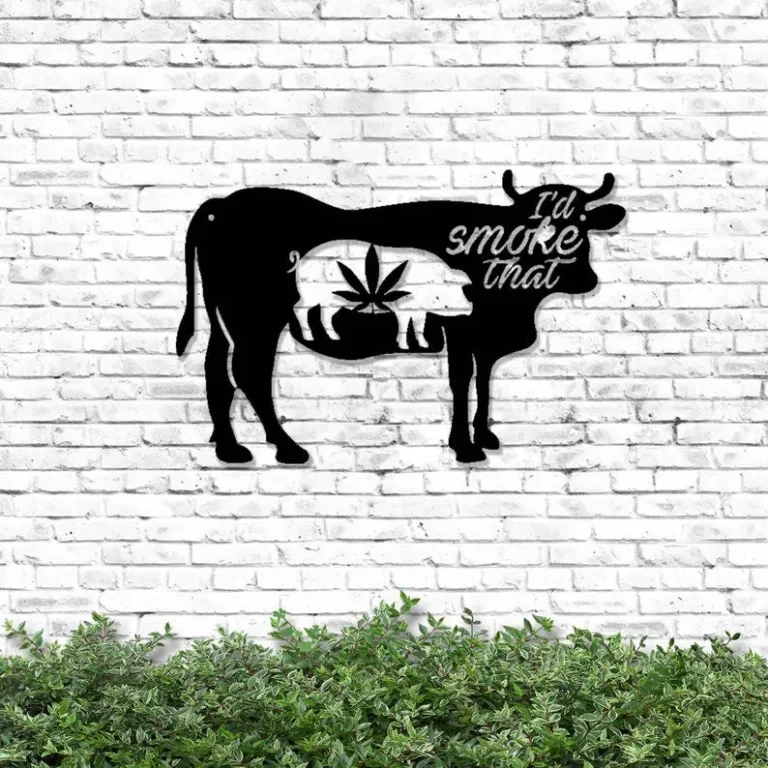 Custom Cow Metal Sign, Farmer Sign, Animals Farm Metal Sign, Cow Sign, Metal Cow Sign, Farmhouse Decor, Gift For Farmer, Gift For Friends