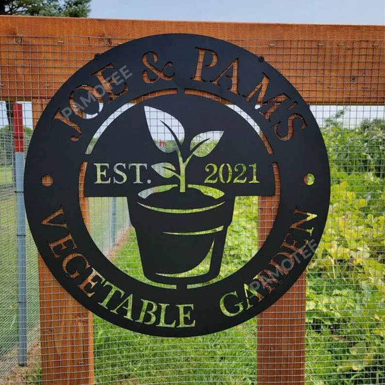 il_794xN.3710242862_mgqg_b23783ac-a3bb-4d5d-b5b5-ba62298562a8.webp Custom Gift For Gardener, Metal Personalized Garden Sign