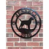 Labrador Dog Sign, Cut Metal Sign, Metal Wall Art, Metal House Sign