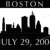 City Skyline In Metal, Metal Sign With Boston Skyline Silhouette, Metal Wall Art, Metal House Sign