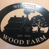 Metal Barn Sign With Barn Windmill Silhouette In Oval, Metal Wall Art, Metal House Sign