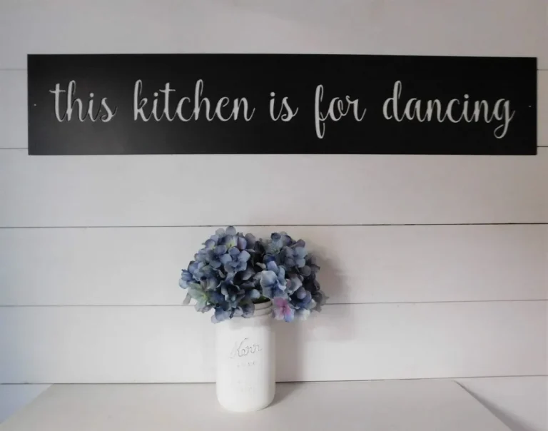 This Kitchen Is For Dancing Sign, Metal This Kitchen Is For Dancing Sign, Farmhouse Decor, Kitchen Decor, Kitchen Signs