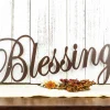 Blessings Metal Sign, Metal Wall Art, Metal Wall Decor, Wall Hanging, Steel, Gift, Gift For Her, Grandchildren, Wall Art
