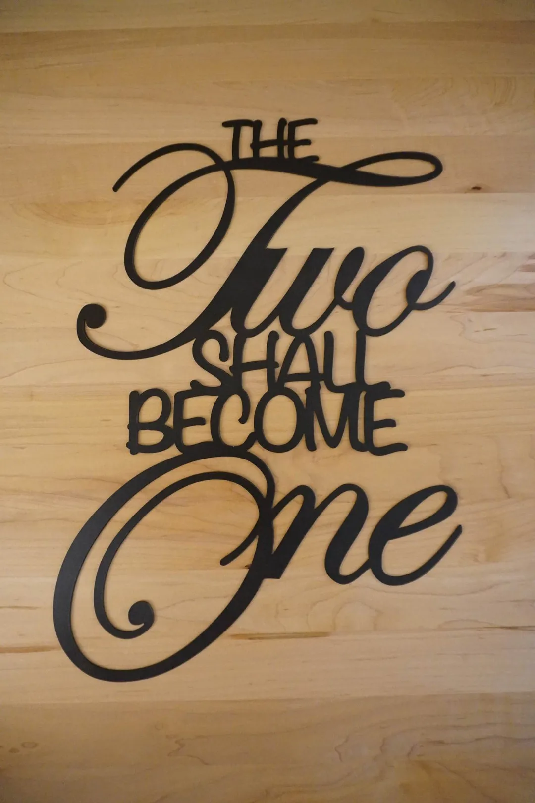 il_fullxfull.1527585572_p2db_1024x1024_2x_474e83cc-d58d-4b63-946c-989e60c83506.webp Two Shall Become One Sign, Two Shall Become One, The Two Shall Become One, Wedding Sign, Anniversary Sign, Scripture Sign, Christian Decor