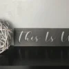 This Is Us Metal Art Verse Wall Decor, Cut Metal Sign, Wall Metal Art