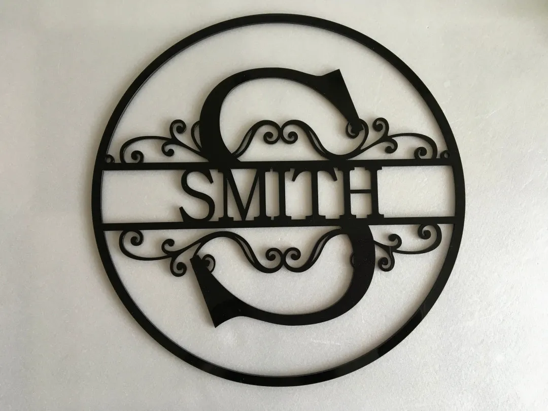 il_fullxfull.1644492565_hadb_035e5907-43cc-4170-a5d0-fb587b3f2735.webp Personalized Last Name Family Signs Metal Initial Split Letter Outdoor Custom House Monogram Hanging Front Door Wreath Wedding Gift Garden