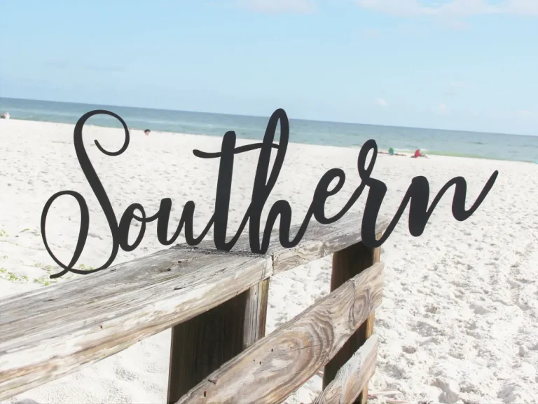 Southern Wall Decor, Southern Metal Word Art, Southern Charm Word Sign, Southern Outdoor Sign, Southern Home Decor