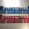 Basketball- Medal Hanger Holder Display Rack Male 3 Rung, Cut Metal Sign, Metal Wall Art