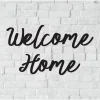 Welcome Home Metal Art, Welcome Home Decor, Metal Wall Art, Welcome Home Wall Decor, Welcome Home Home Decor, Metal Home Decor