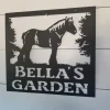 Metal Draft Horse Sign, Indoor Or Outdoor Metal Draft Horse Sign