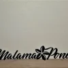 Malama Pono Hawaiian Sign, Take Care, Good Bye Sign, Hawaiian Decor, Beach House Sign, 808 Ocean Decor, Hawaiian Saying Metal Wall Art