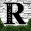 Metal House Numbers, House Number Plaque, Metal Address Numbers, Address Plaque, Front Porch Decor, Porch Signs, Metal Signs
