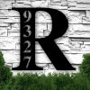 Metal House Numbers, House Number Plaque, Metal Address Numbers, Address Plaque, Front Porch Decor, Porch Signs, Metal Signs