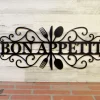 Bon Appetit Metal Sign, Kitchen Wall Decor, Mothers Day Gift, Dining Room Wall Art