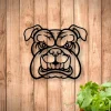 Bulldog Metal Wall Art, Bulldogs Metal Sign, Bulldogs Door Hanger, Dog Metal Art, Bulldog Fans, Metal Decor,english Bulldog Art, Metal Signs