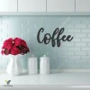 Coffee Sign, Coffee Metal Word, Farmhouse Decor, Kitchen Decor, Housewarming Gift, Metal Word Wall Art, Realtor Closing Gift