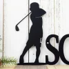 Personalized Golf Name Sign, Boy Golfer, Metal Wall Art, Golf Sign, Metal Sign, Custom Sign, Personalized Sign