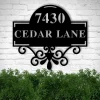 House Number Plaque, Address Plaque, House Number, Metal Address Sign, Front Porch Decor, Porch Signs, Metal Signs, House Number Sign