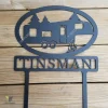 Fifth Wheel Rv Camper Personalized Metal Sign - Customizable Camping 5th Wheel Trailer Site Marker Sign - Personalized Camper Gift