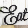 Eat Pray Love Metal Sign, Kitchen Decor, Family Sign, Metal Wall Art, Wall Hanging, Metal Wall Decor, Sign, Wall Art